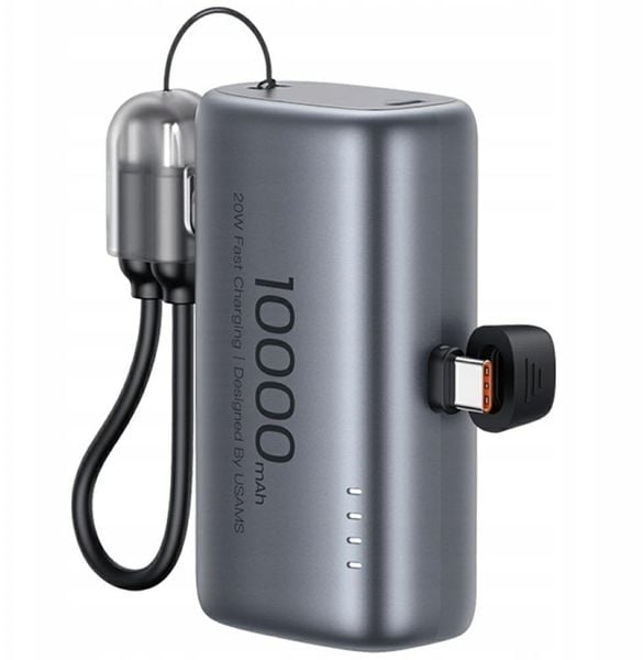 Powerbank Usams Powerbank PB82 20W 10000mAh szary. Szare powerbanki Usams. Za 65.34 zł.