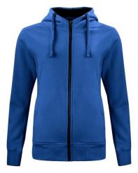 Clique Classic Hoody Full Zip Women - damska bluza z kapturem. Niebieskie bluzy damskie CLIQUE, s, bez wzorów, z bawełny, bez ramiączek, z kapturem. Za 337.15 zł.