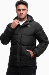 Kurtka męska Fila Bensheim czarna FAM0455 80010 M. Czarne kurtki męskie Fila, m, bez wzorów, bez kaptura. Za 391.98 zł.