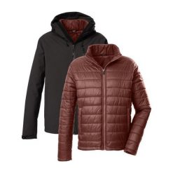 Kombinezon parka i puchówka Killtec KOW 95. Brązowe parki męskie KILLTEC, na jesień, m, bez wzorów, z materiału, bez kołnierzyka. Za 555.50 zł.