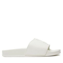 Klapki Liu Jo. Białe klapki damskie Liu Jo, bez wzorów, bez obcasa, bez zapięcia. Za 279.99 zł.