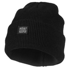Wodoodporna i wiatroszczelna czapka termoaktywna Heatkeeper w kolorze czarne. Czarne czapki męskie HEAT KEEPER, na zimę, bez wzorów. Za 120.99 zł.