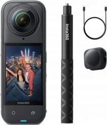 Insta360 X5 8K Kamera 360 Zestaw Na Start Akumulator 3h Wodoszczelna. Kamery sportowe JetWorld. Za 3,229.00 zł.