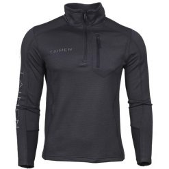Bluza polarowa Taimen Uilgan Grid - Ciemnoszara. Szare bluzy sportowe męskie TAIMEN, bez wzorów, z polaru, bez kaptura. Za 299.00 zł.