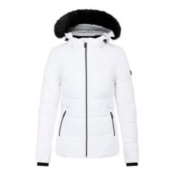 Kurtka Narciarska Damska Glamorize V. Białe kurtki sportowe damskie Dare 2B, na zimę, xl, bez wzorów, bez ramiączek, bez kaptura, narciarskie. Za 304.99 zł.