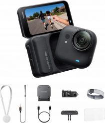 Kamera SunnyLife Insta360 GO Ultra kamera sportowa 4K CMOS magnetyczna 14.27mm. Kamery sportowe SunnyLife. Za 2,609.00 zł.