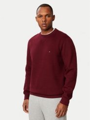 Tommy Hilfiger Bluza Seasonal MW0MW40000 Bordowy Regular Fit. Czerwone bluzy męskie Tommy Hilfiger, m, bez wzorów, z bawełny, bez ramiączek, bez kaptura. Za 409.99 zł.