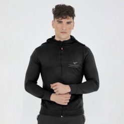 Lekka sportowa kurtka z kapturem RAYA oversize. Czarne kurtki sportowe damskie Legea, xl, bez wzorów, z bawełny, z kapturem. Za 116.00 zł.