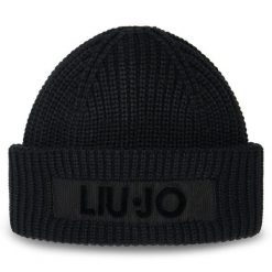 Czapka Liu Jo. Czarne czapki damskie Liu Jo, na zimę, bez wzorów. Za 179.99 zł.
