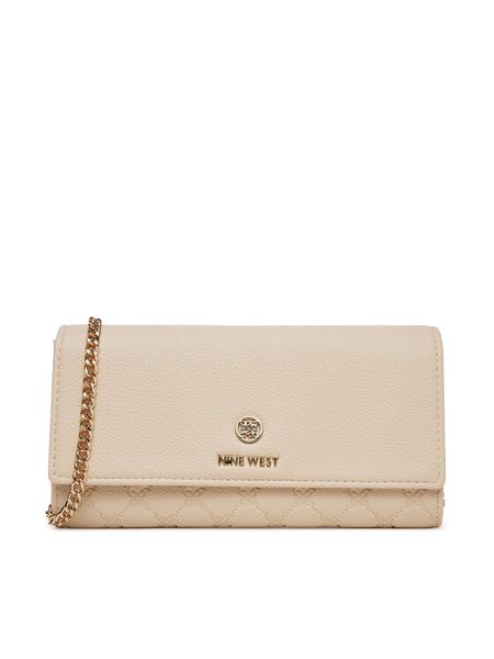 Nine West Torebka NW-W1-011-SS25 Beżowy. Brązowe torebki do ręki damskie Nine West, bez wzorów, z materiału, bez dodatków. Za 119.99 zł.