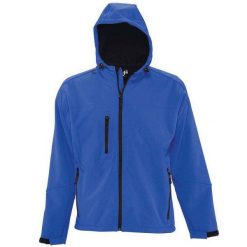 Męska Kurtka Soft Shell Replay Z Kapturem. Niebieskie kurtki męskie SOL'S, m, bez wzorów, sportowe, z kapturem. Za 281.99 zł.