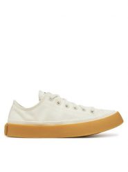 Converse Tenisówki Chuck Taylor All Star Retro Rubber A10696C Beżowy. Brązowe trampki i tenisówki damskie Converse, bez wzorów, z materiału, bez zapięcia. Za 219.99 zł.
