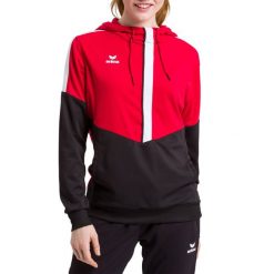 Damska bluza z kapturem Erima Squad. Czarne bluzy damskie Erima, l, bez wzorów, sportowe, bez ramiączek, z kapturem. W wyprzedaży za 142.00 zł.