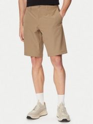 BOSS Szorty materiałowe S Commuter 10.5 Inch 50540337 Zielony jasny Slim Fit. Zielone szorty męskie Boss, bez wzorów, z materiału. Za 549.99 zł.