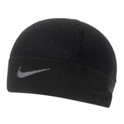 Dzianinowa Czapka DriFIT. Czarne czapki męskie Nike, na zimę, bez wzorów, z dzianiny. Za 230.50 zł.