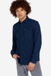 WRANGLER 2 POCKET FLAP SHIRT MĘSKA KOSZULA W5A5MTXTE 112130065. Koszule męskie Wrangler, m, bez wzorów, bez kołnierzyka, bez ramiączek. Za 159.99 zł.
