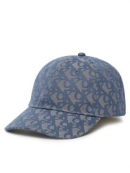 Calvin Klein Czapka z daszkiem Aop 6 Panel Baseball Cap LV04K5058G Niebieski. Niebieskie czapki damskie Calvin Klein, bez wzorów, z materiału. Za 149.99 zł.