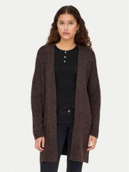 ONLY Kardigan Talio 15358604 Brązowy Regular Fit. Brązowe kardigany damskie ONLY, xl, bez wzorów, z syntetyku, bez kołnierzyka. Za 169.99 zł.