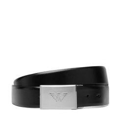 Pasek Emporio Armani. Czarne paski męskie Emporio Armani. Za 629.99 zł.