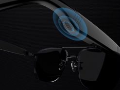 Słuchawki Verk Inteligentne okulary bluetooth z głośnikami odbieranie połączeń sterowanie. Słuchawki bezprzewodowe Verk. Za 72.32 zł.