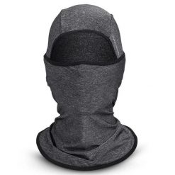 Czapka z pełnym zakryciem, przeciwsłoneczna, oddychająca. Szare czapki damskie ROCKBROS, bez wzorów, z jedwabiu, sportowe. Za 74.00 zł.