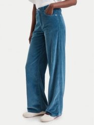 Roxy Spodnie materiałowe Surf Crush ERJNP03727 Niebieski Relaxed Fit. Niebieskie spodnie materiałowe damskie Roxy, bez wzorów, z materiału. Za 339.99 zł.