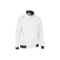 Bluza żeglarska na regaty RACE 100 damska. Białe bluzy damskie TRIBORD, bez wzorów, z elastanu, bez ramiączek, bez kaptura. Za 149.99 zł.