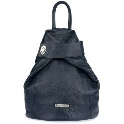 Plecak skórzany Beltimore T54 granatowy. Niebieskie plecaki damskie bez wzorów, ze skóry, eleganckie. Za 285.99 zł.