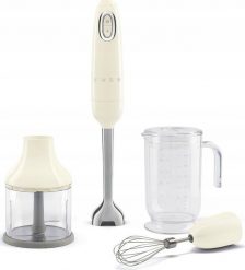 Blender Smeg Blender ręczny z akc. Smeg HBF03CREU kremowy. Białe blendery Smeg. Za 454.86 zł.