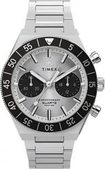 Zegarek Timex Timex Q Continental TW2Y55800UK Zegarek męski 40 mm. Zegarki męskie Timex, bez wzorów. Za 881.99 zł.