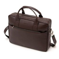 Męska Torba na Ramię Brødrene B12 Ciemny Brąz. Torby na ramię męskie na ramię. Za 299.00 zł.