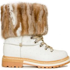 Buty MONTELLIANA SEICENTO. Białe obuwie trekkingowe damskie Montelliana, ze skóry, bez zapięcia. Za 2,640.00 zł.