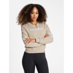 Bluza damska Hummel Legacy. Szare bluzy damskie Hummel, bez wzorów, eleganckie, bez ramiączek, bez kaptura. Za 167.00 zł.
