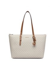 MICHAEL Michael Kors Torebka 30T6GQNT9B Kremowy. Białe shopperki damskie MICHAEL Michael Kors, bez wzorów, ze skóry, bez dodatków. Za 1,239.00 zł.