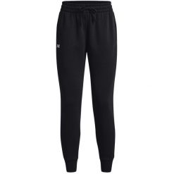 Polarowe Spodnie Joggery Under Armour Ua Rival Damskie. Białe spodnie dresowe damskie Under Armour, bez wzorów, z polaru, sportowe, długie. Za 345.00 zł.