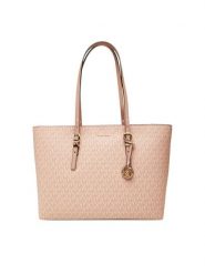MICHAEL Michael Kors Torebka Quinn 30T5GQNT9V Różowy. Czerwone shopperki damskie MICHAEL Michael Kors, bez wzorów, ze skóry, bez dodatków. Za 999.99 zł.
