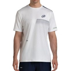 T-shirt Bullpadel Motril Bone XXL. Białe t-shirty damskie bullpadel, l, bez wzorów, klasyczne, bez kołnierzyka, bez ramiączek. Za 196.25 zł.