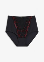 Figi shape, średni stopień modelowania sylwetki. Czarne majtki damskie bonprix. Za 72.99 zł.