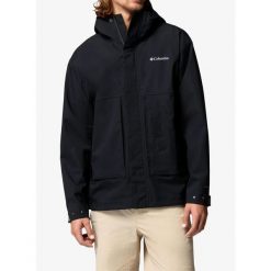 Kurtka przeciwdeszczowa Columbia Street Heights Shell Jacket. Czarne buty zimowe męskie Scarpa, m, bez wzorów, sportowe, bez kaptura. Za 960.69 zł.