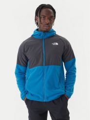 The North Face Polar Glacier NF0A89JJ Niebieski Regular Fit. Niebieskie bluzy sportowe męskie The North Face, l, bez wzorów, z polaru, bez kaptura. Za 499.99 zł.