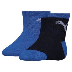 Skarpety Puma MINI CATS 2-PACK. Niebieskie skarpetki damskie Puma, bez wzorów. Za 27.99 zł.