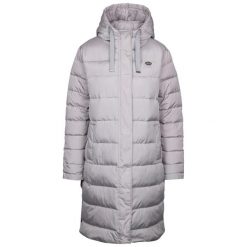 Kurtka Ocieplana Damska Leyla. Niebieskie kurtki sportowe damskie Trespass, m, bez wzorów, z puchu, bez ramiączek, bez kaptura, trekkingowe. Za 320.99 zł.