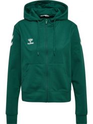 Damska bluza z kapturem zapinana na zamek Hummel Go 2.0 Chevron. Zielone bluzy damskie Hummel, na wiosnę, l, bez wzorów, z bawełny, eleganckie, bez ramiączek, z kapturem. Za 302.50 zł.