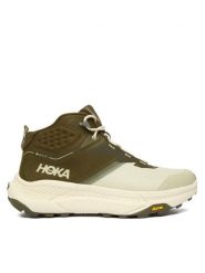 Hoka Trekkingi Transport Hike Gtx 1172912 Zielony. Zielone botki męskie HOKA, bez wzorów, z materiału, bez obcasa, bez zapięcia. Za 699.99 zł.