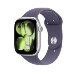 Zegarek smartwatch Apple Series 11 GPS + Cellular Srebrny 46mm. Fioletowe zegarki męskie Apple, bez wzorów, srebrne. Za 3,416.10 zł.