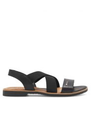 Lasocki Sandały WI16-DOROTHY-01 Czarny. Czarne sandały damskie Lasocki, bez wzorów, ze skóry, bez obcasa, na płaskiej podeszwie, bez zapięcia. Za 129.99 zł.