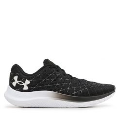 Buty do biegania Under Armour. Czarne obuwie sportowe damskie Under Armour, bez wzorów, bez zapięcia, do biegania. Za 559.99 zł.