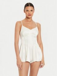 Dorina Piżama D001351SW004 Écru Regular Fit. Piżamy damskie Dorina, bez wzorów, z syntetyku, bez ramiączek. Za 49.99 zł.