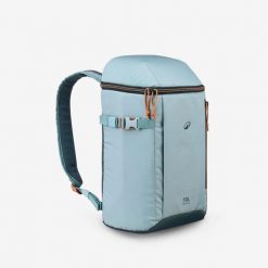 Lodówka-plecak 10 l. Niebieskie plecaki męskie QUECHUA, bez wzorów, z materiału, klasyczne. Za 59.99 zł.