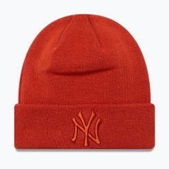 Czapka zimowa New Era Le Beanie Nyy. Czerwone czapki męskie New Era, na zimę, bez wzorów. Za 129.99 zł.
